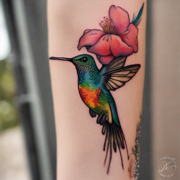 Significations des Tatouages de Colibri
