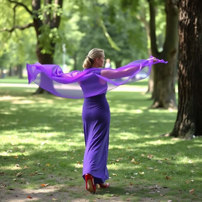 Mettez en Valeur Votre Jupe Violette avec Style