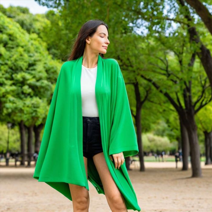Bien porter une jupe verte