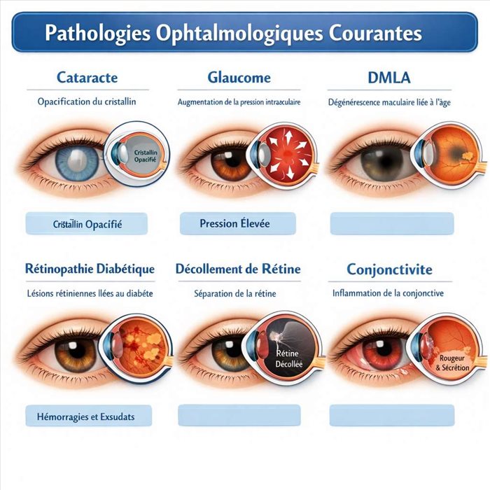 Pathologies ophtalmologiques courantes : comprendre et agir