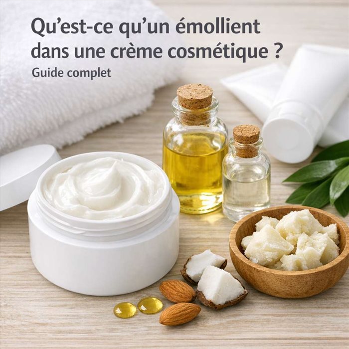 Qu’est-ce qu’un émollient dans une crème cosmétique ? | Guide