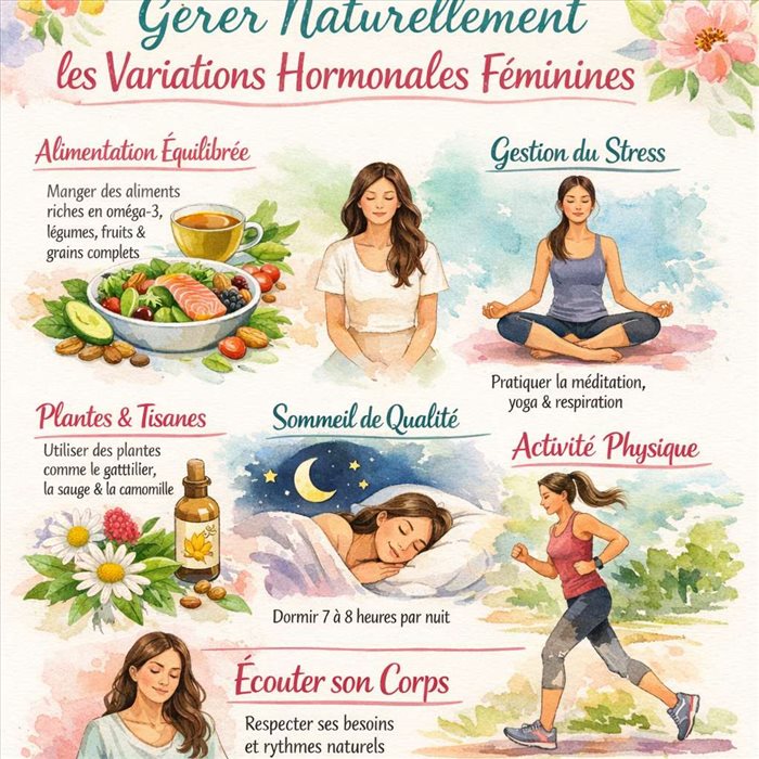 Comment gérer naturellement les variations hormonales féminines ?