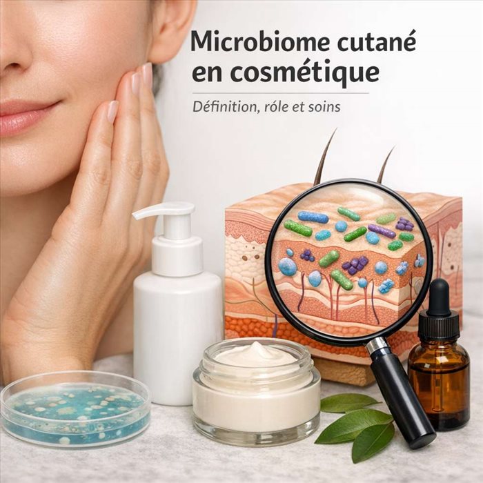 Microbiome cutané en cosmétique : comprendre et préserver la peau