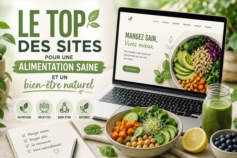 Le top des sites pour une alimentation saine et un bien-être naturel